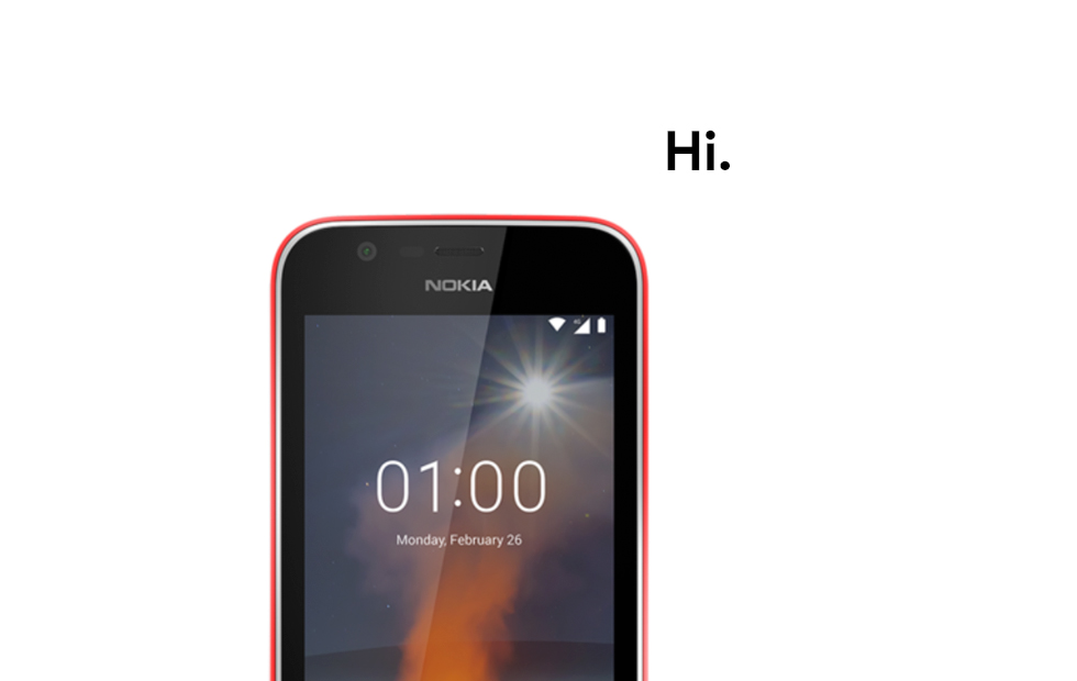 MWC 2018 : Nokia 1, une version super mignonne de Android GO