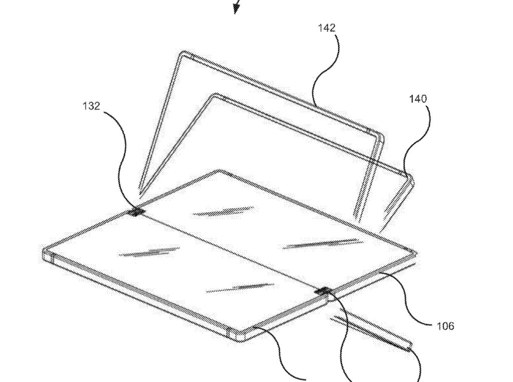 Surface Phone : des brevets montrent sa possible charnière 48 surface phone brevets possible charniere 3
