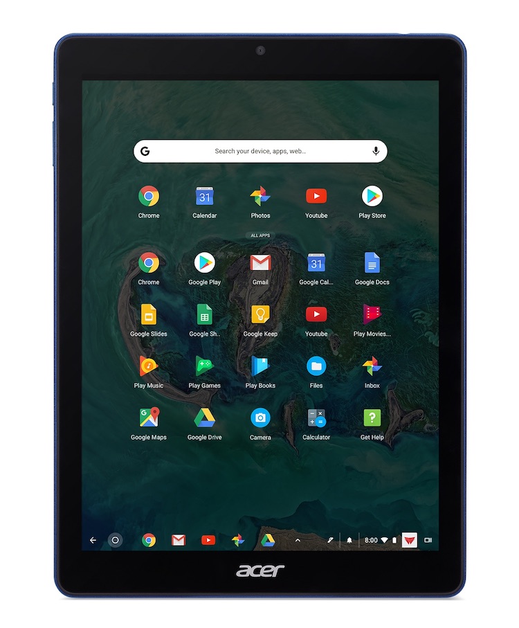 Acer Chrometab 10 D651N wp launcher open Play Store and stylus 01