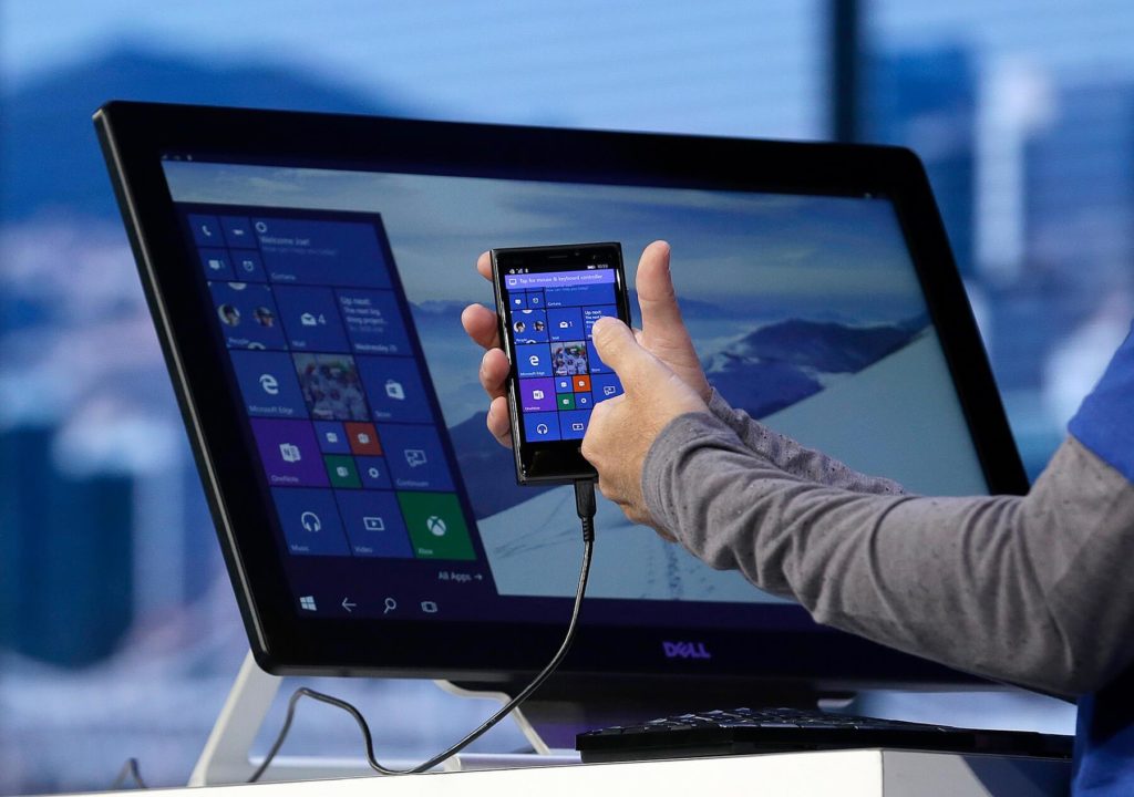 Continuum Windows 10 Mobile
