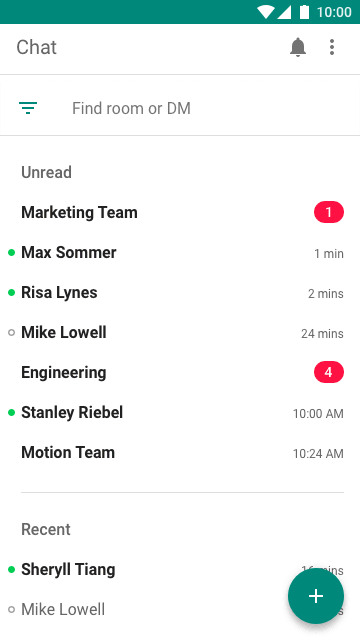 Hangouts Chat, concurrent Slack de Google, arrive sur G Suite 50 Drive Bot v1 WpSOOlZ