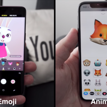 Galaxy S9 AR Emoji vs iPhone X Animoji 1