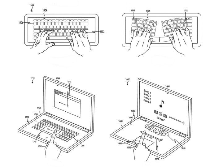 brevet clavier tactile apple suggere avenir sans touches 2