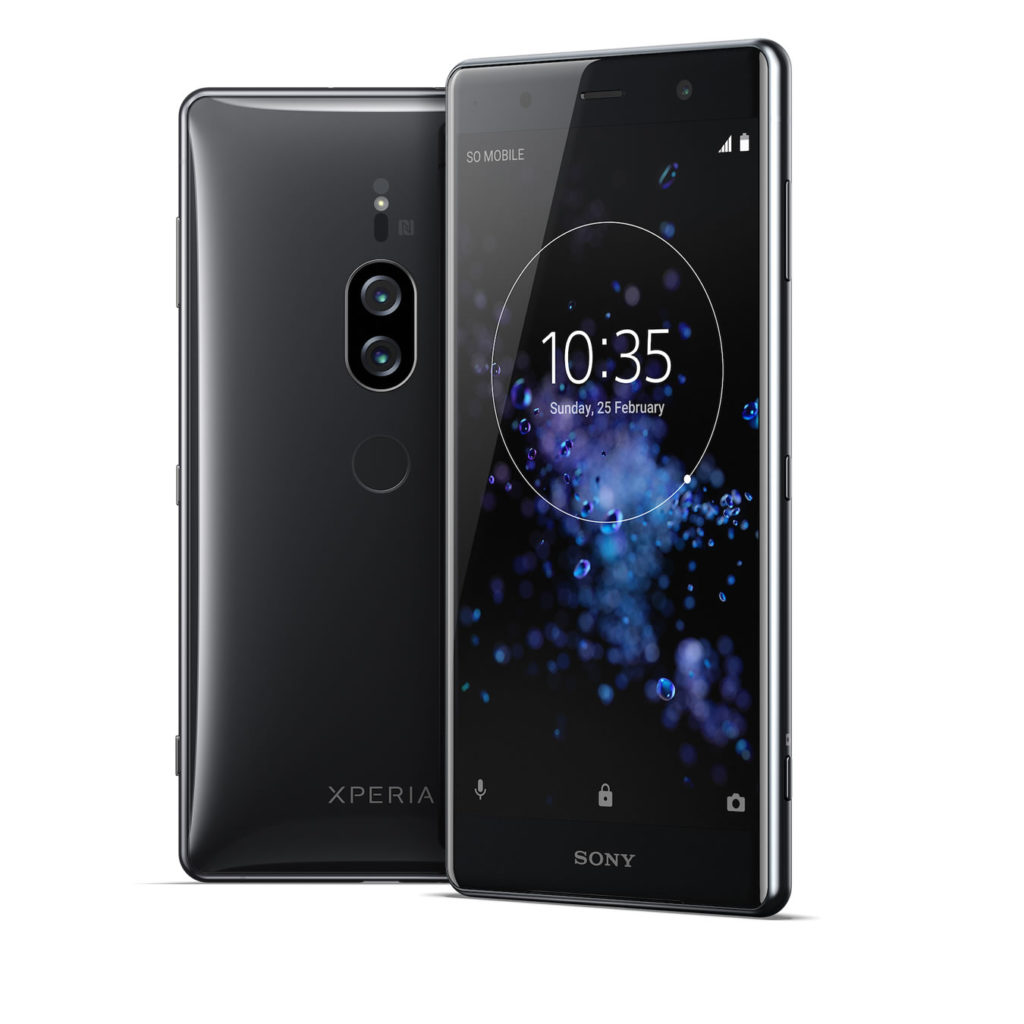 01 Xperia XZ2 Premium group chrome black