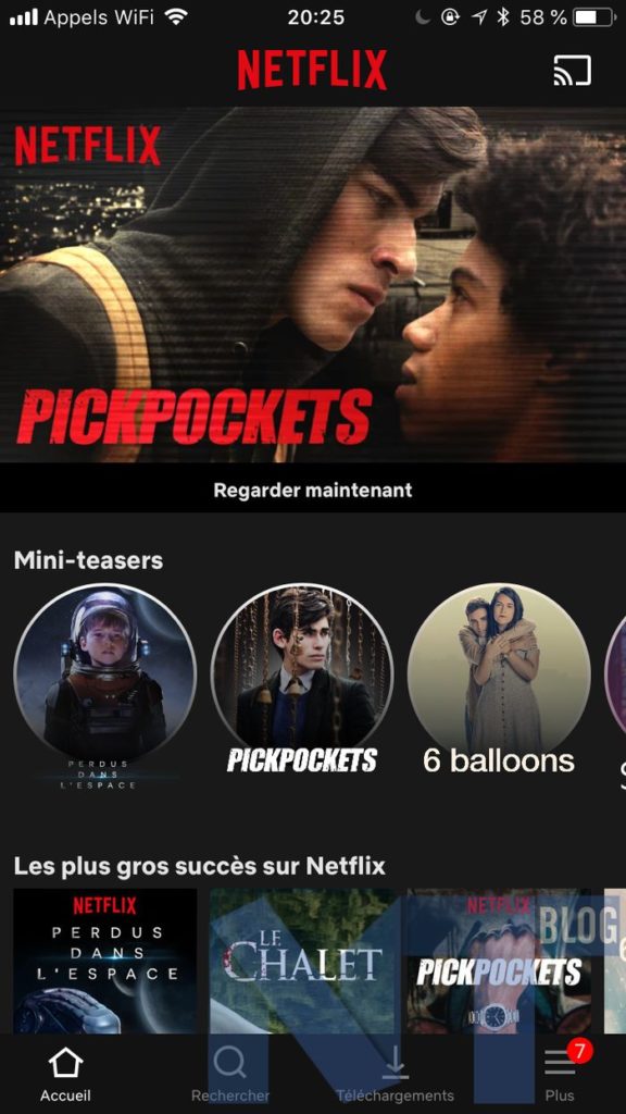 Netflix sur iOS se dote de mini-teasers pour trouver du contenu intéressant 65 IMG 6848