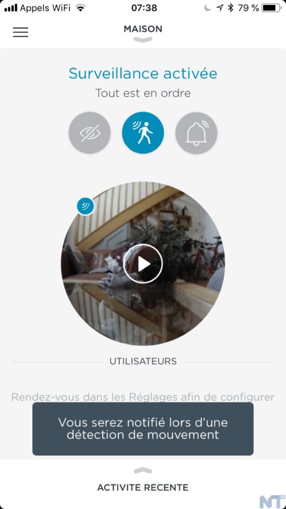 Test de la Somfy One+ : une sécurité intelligente au-delà de la caméra 54 Somfy One Screen 14