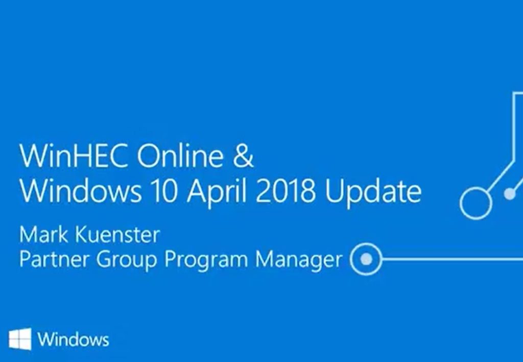 Windows 10 April 2018 Update