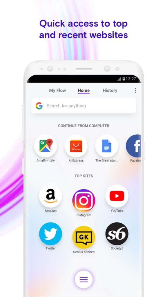 Opera vient de lancer Opera Touch sur Android 52 com opera touch 2
