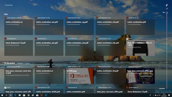 Microsoft Edge pour iPhone prend en charge Windows Timeline