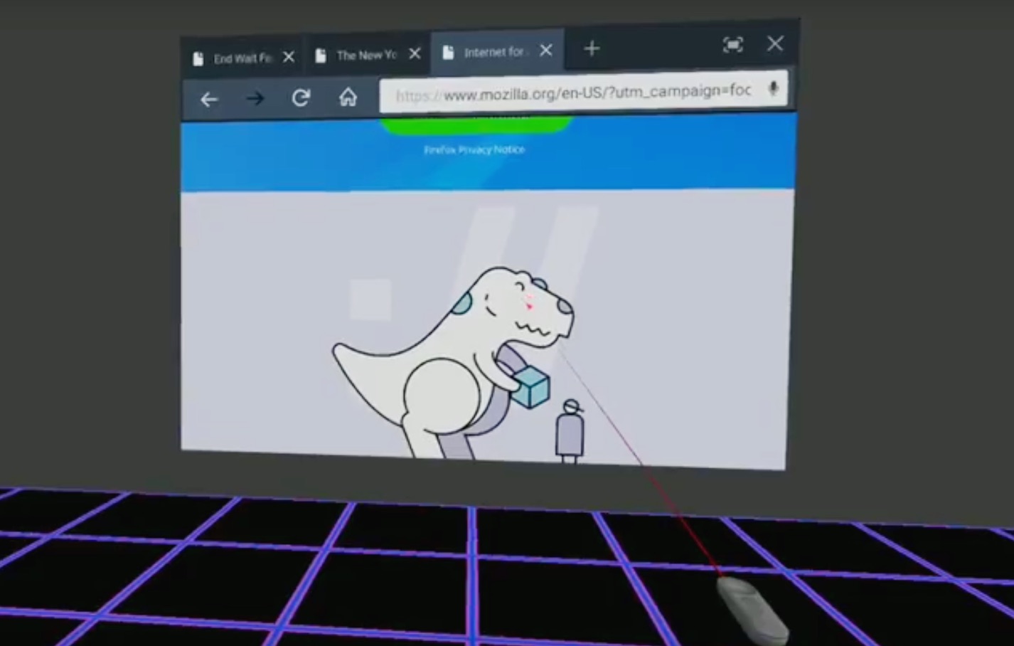 Firefox Reality : un navigateur multiplateforme pour les casques AR et VR