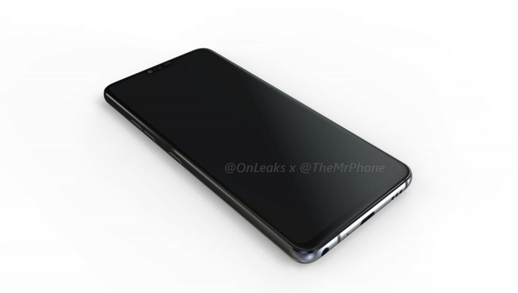 LG G7 : un lancement fin avril, et une conception analogue à l'iPhone X 55 lg g7 rendus montrent encoche est envisagee 2