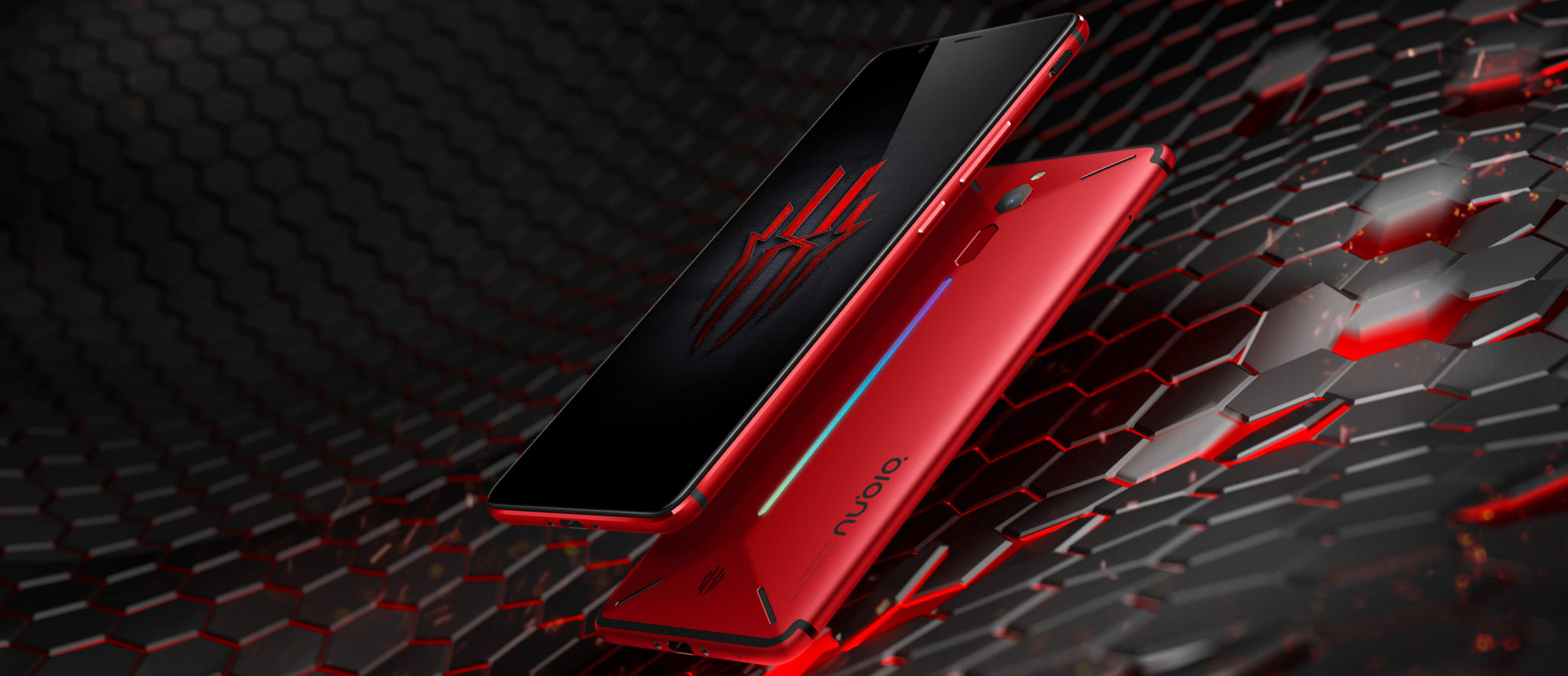 officially announced phone games nubia red magic with impressive design