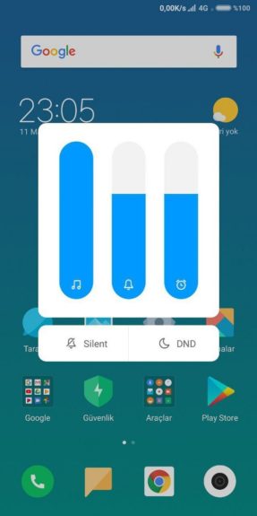 MIUI 10 Expanded Volume Panel