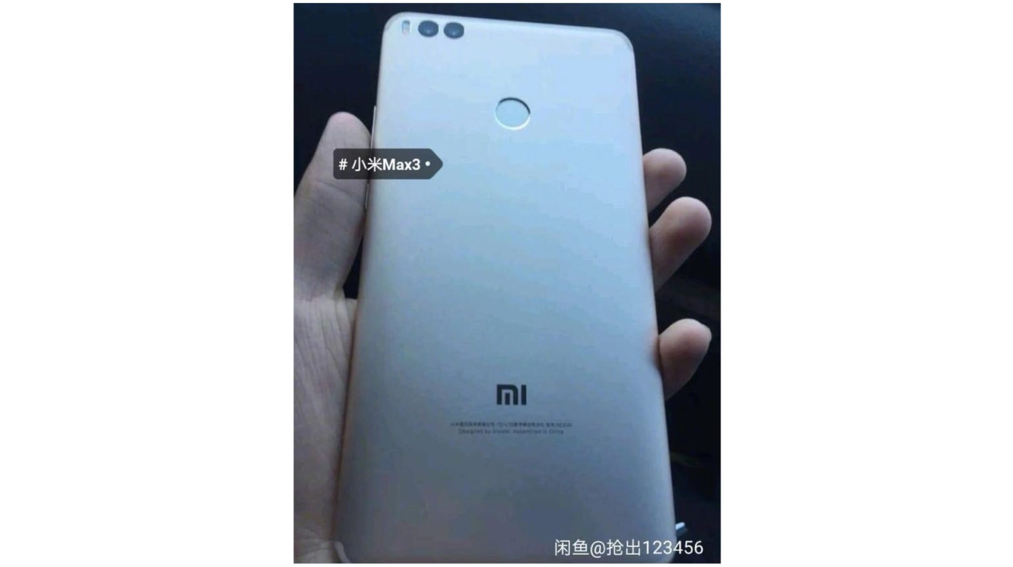 Mi Max 3 leak