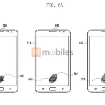 Samsung Under Display patent