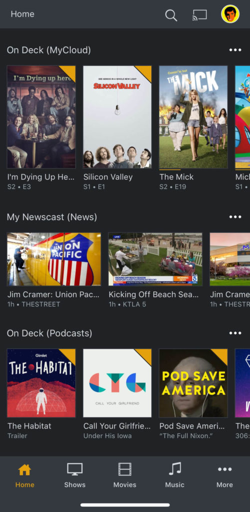 Plex Media Center prend désormais en charge les podcasts 64 plex type first home