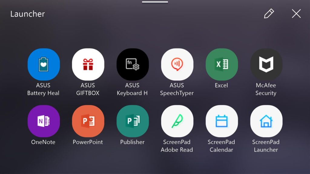 ASUS ScreenPad apporte la Touch Bar d'Apple aux pavés tactiles 57 screenpad 1