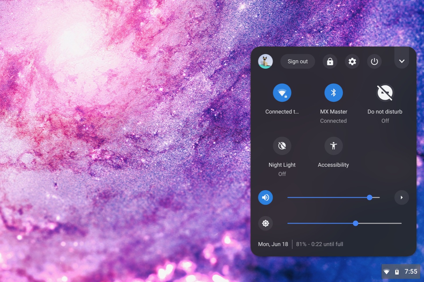 chromeos unified tray Edited