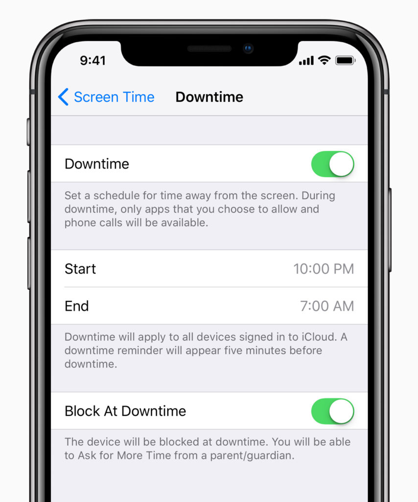 iOS 12 : un ensemble de fonctionnalités de « bien-être numérique » 57 ios12 applimits devicedowntime 06042018 inline.jpg.large 2x