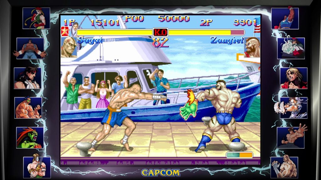 Test du jeu Street Fighter 30th Anniversary Collection 18 sf30 ssft2 old sagat vs zangief