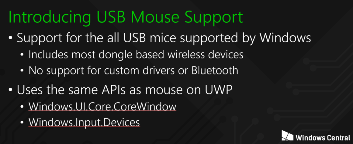 xbox usb mouse support