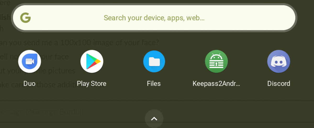 Google Duo HP Chromebook X2
