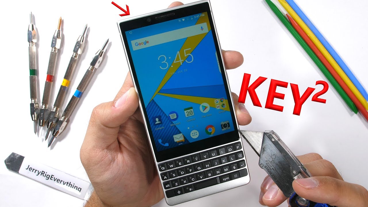 BlackBerry KEY2 : le test de durabilité le met en valeur