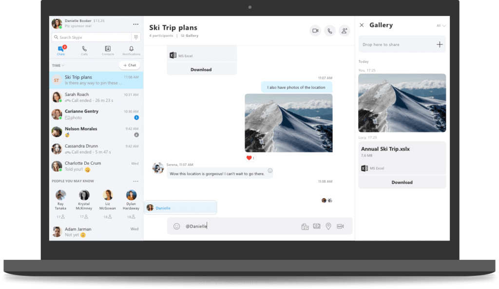 Skype 8.0 va officiellement remplacer la version « Classic » le 1er septembre 53 gallery with laptop