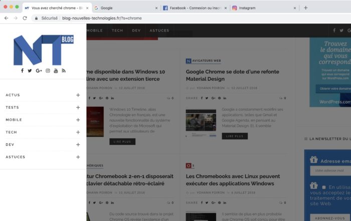 Google Chrome va utiliser 10 % de plus de RAM à cause de Spectre
