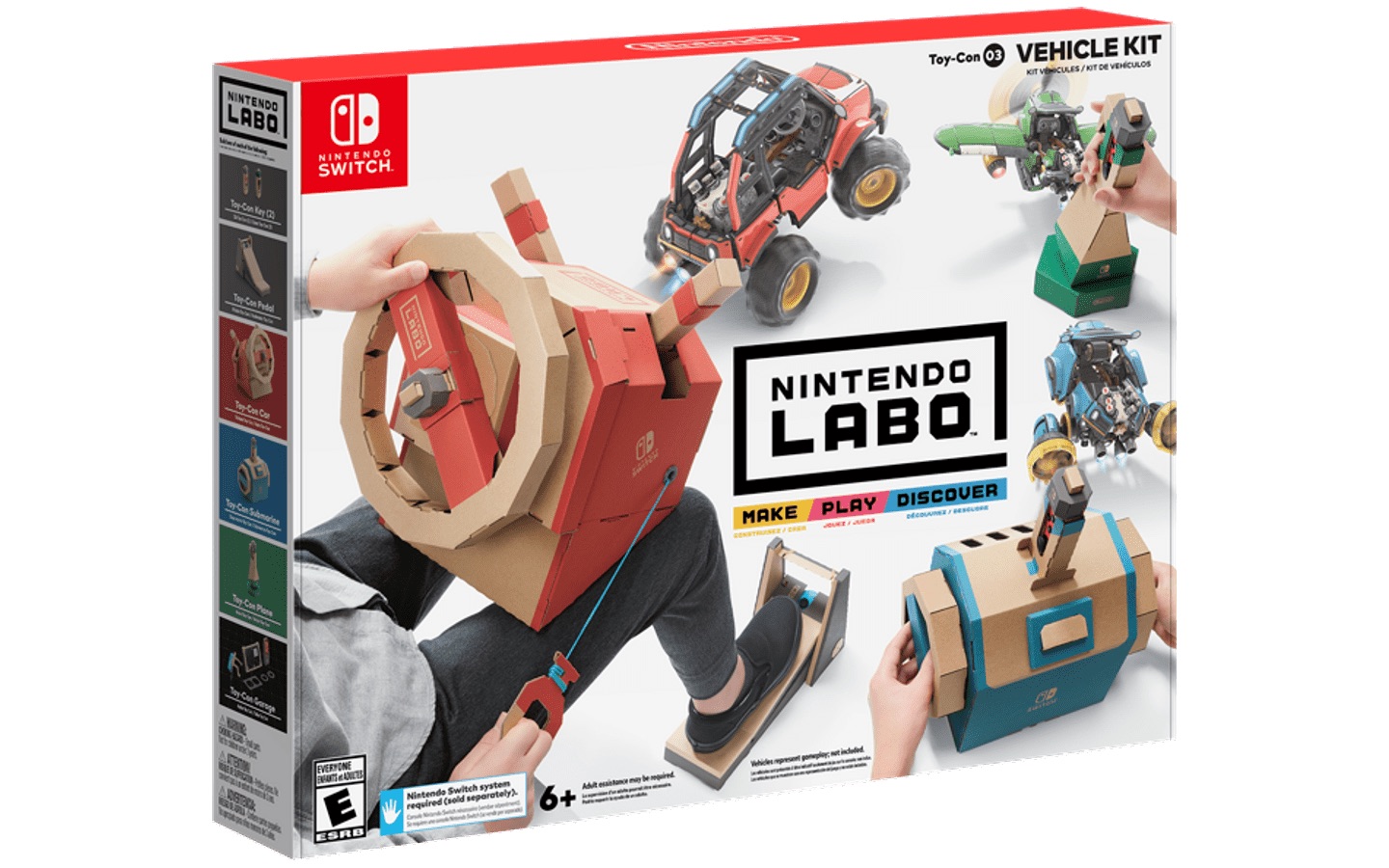 Nintendo Labo : un kit pour le transformer en voiture, avion ou sous-marin