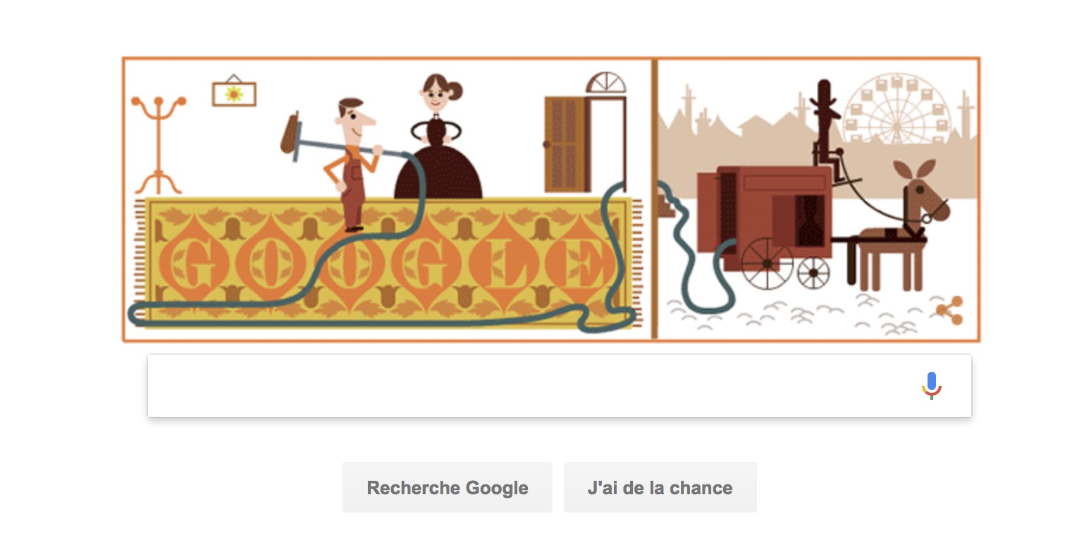 qui etait hubert cecil booth doodle