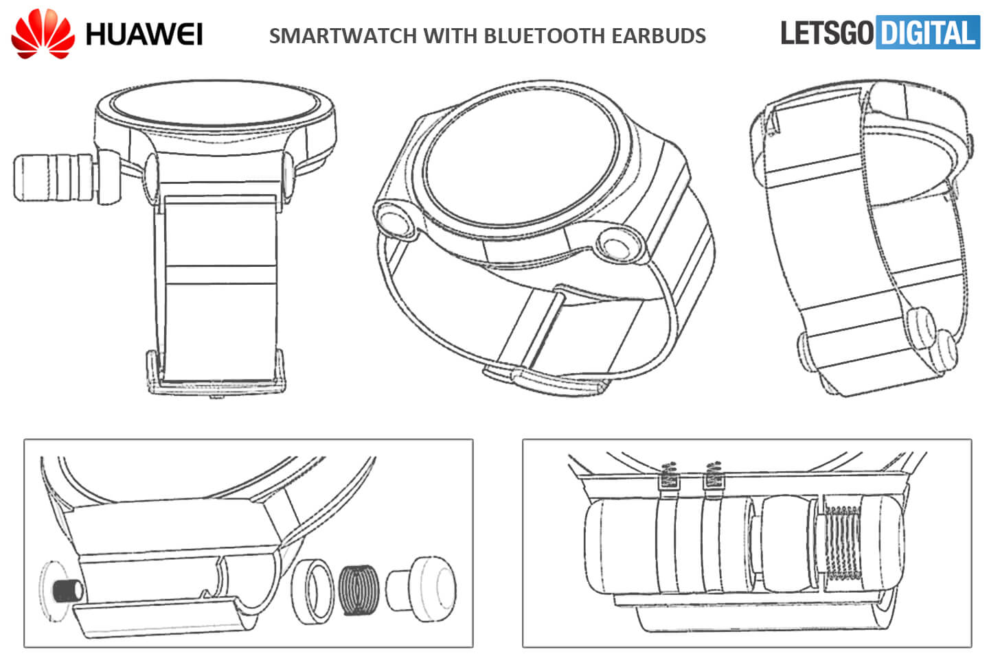 smartwatch met bluetooth oordopjes
