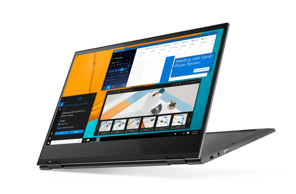 IFA 2018 : Lenovo Yoga C630 WOS, une autonomie de 25 heures 66 03 YOGA C630 WOS 13Inch Hero Stand Front Facing Right Multitasking