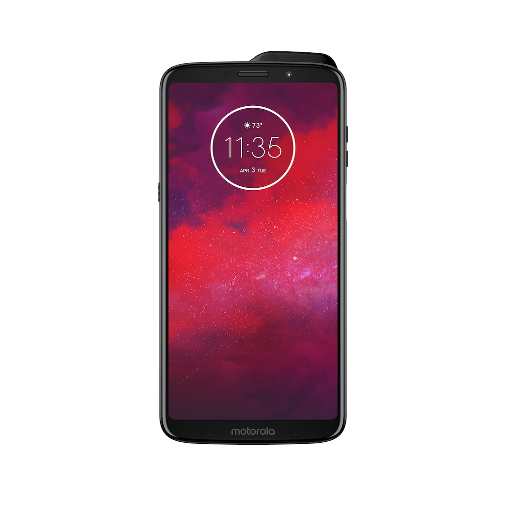 Motorola dévoile le Moto Z3, le premier flagship avec un Moto Mod 5G 52 5G Moto Mod FRONTSIDE Moto Z3