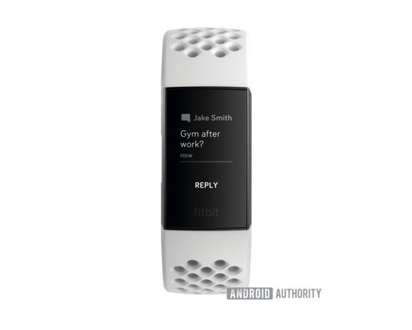 Fitbit Charge 3 white silicon AA 4