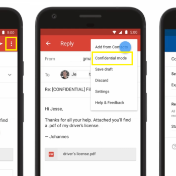 Gmail Confidential Mode 1