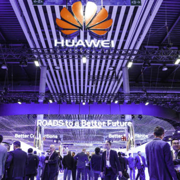 Huawei booth in MWC 2018
