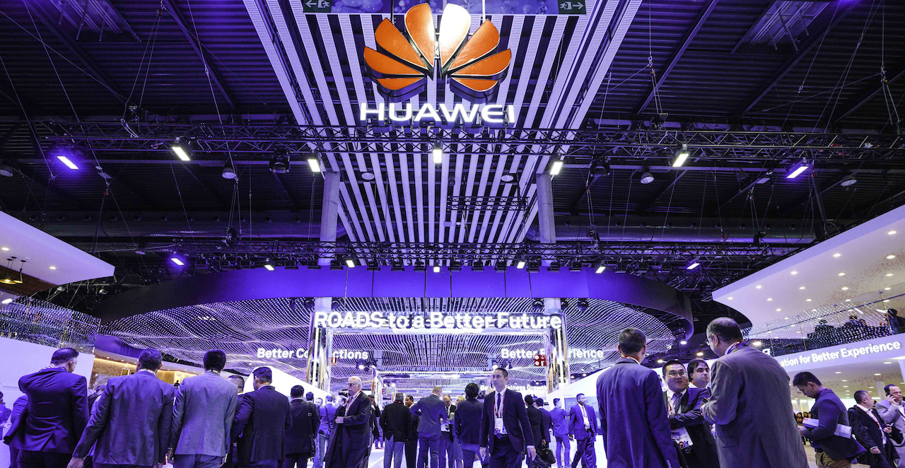 Huawei booth in MWC 2018