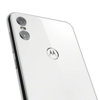 Motorola One White CameraDetail