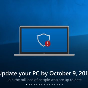 Windows 10 upgrade prompt