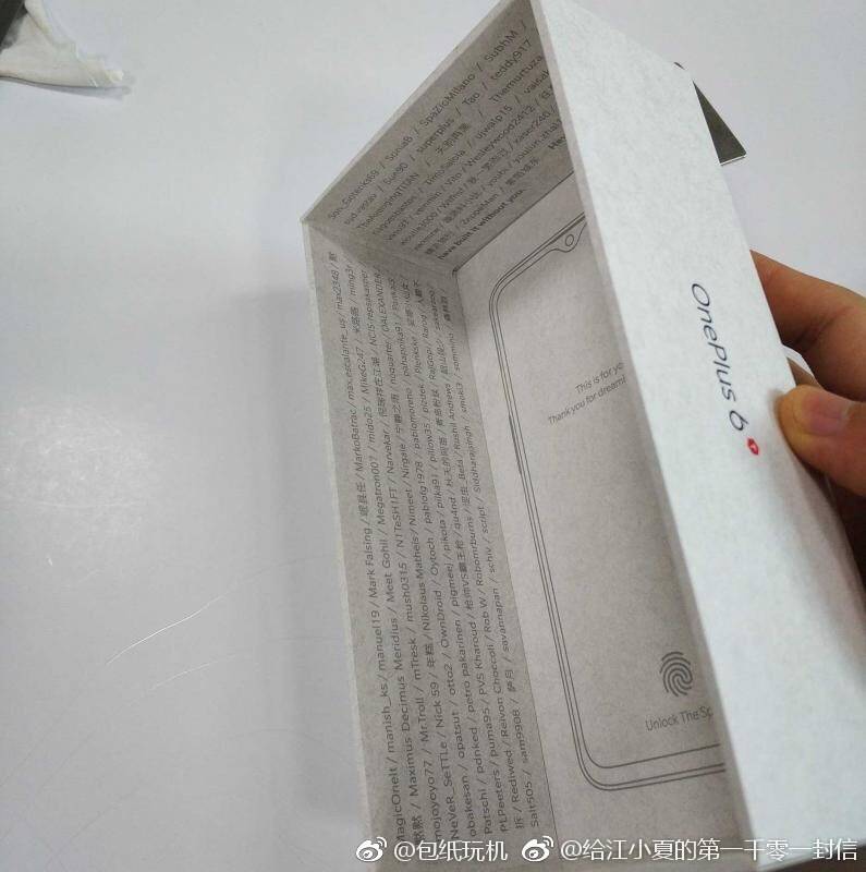 OnePlus 6T : la boîte révèle l'encoche en forme de goutte d'eau 59 Alleged OnePlus 6T retail box 4