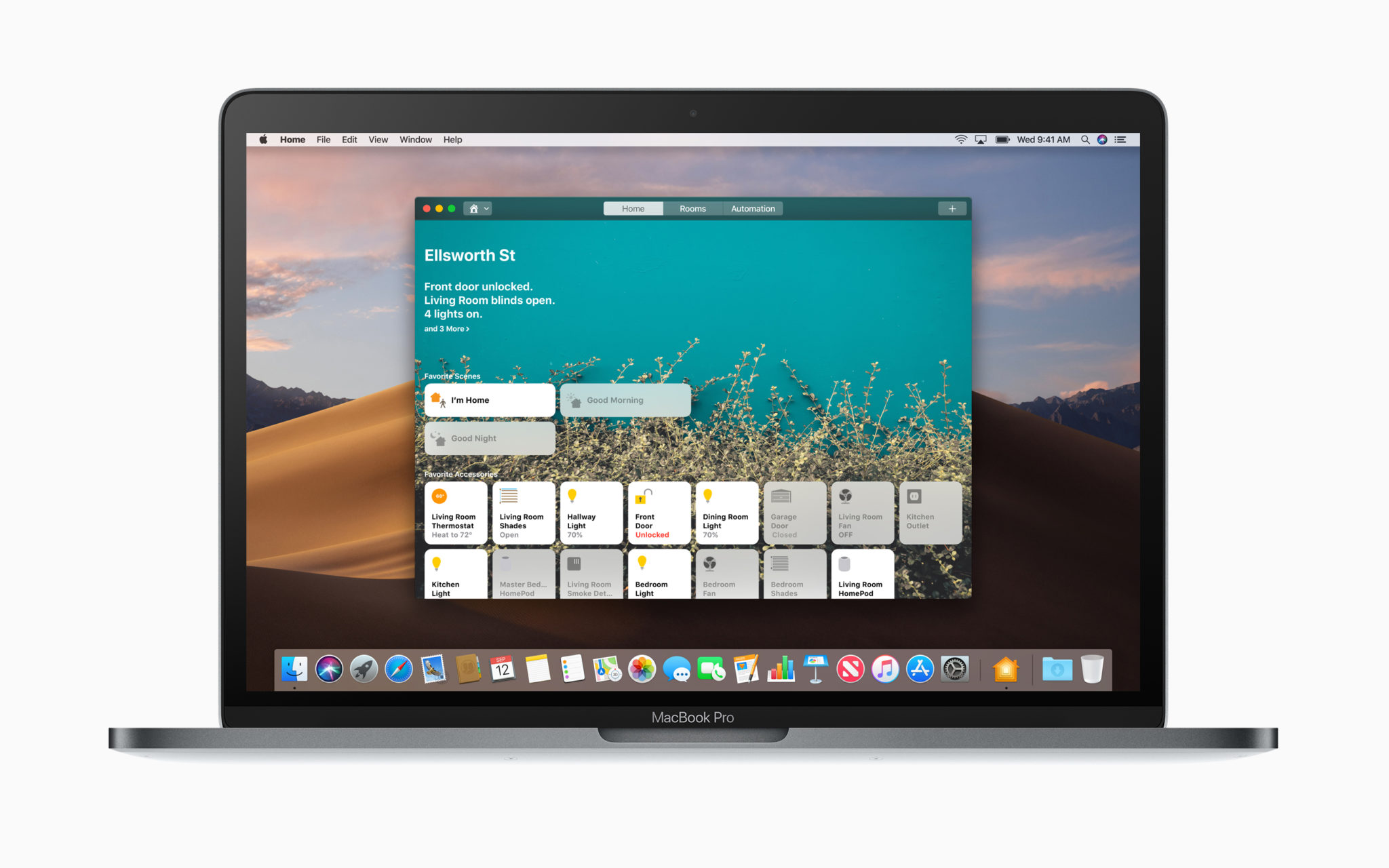 Apple MacBook Pro macOS Mojave Home screen 09242018