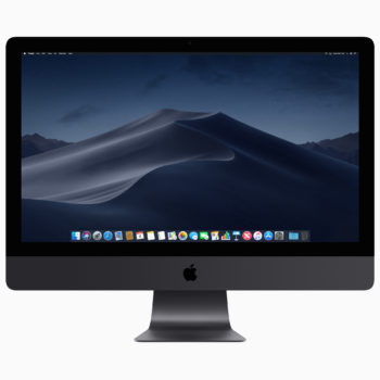 Apple macOS Mojave iMac Pro dark mode screen 09242018