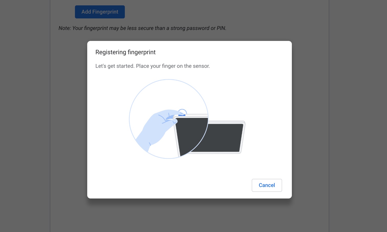 Le Pixelbook 2 de Google pourrait offrir une sécurité par empreintes digitales 49 ChromeOSfingerprintTablet