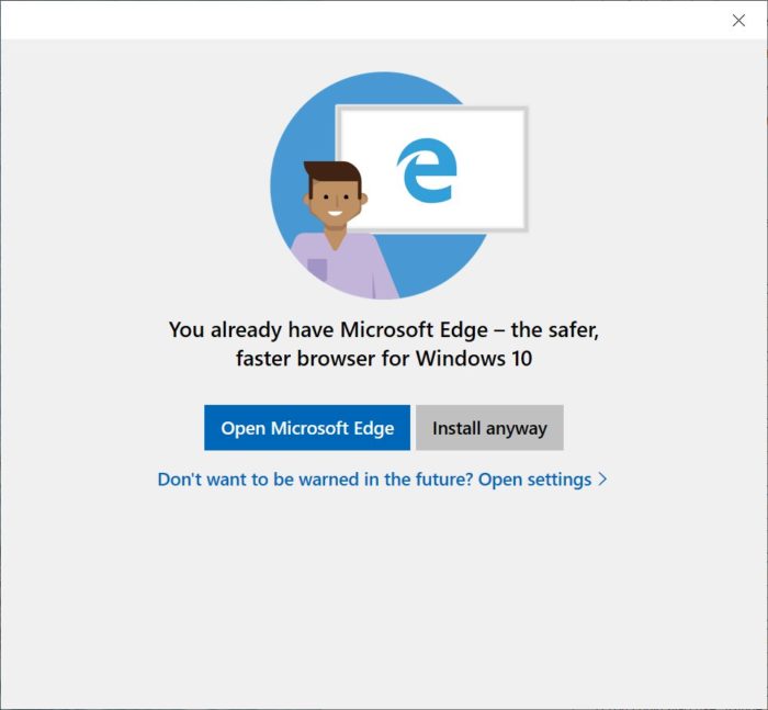 Microsoft Edge avertit les utilisateurs de Windows 10 d’éviter Chrome et Firefox