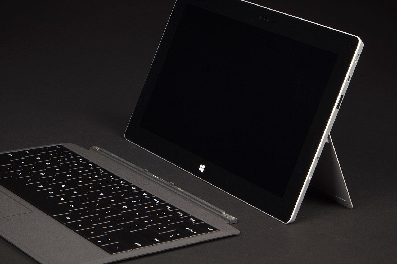 Microsoft Surface 2 front keyboard angle