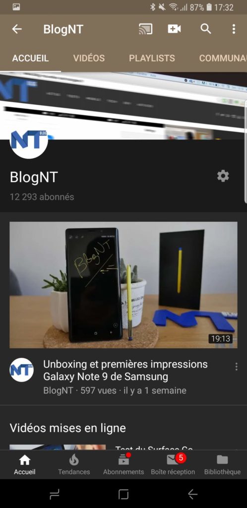 YouTube a enfin un mode sombre sur son application Android 55 Screenshot 20180909 173229 YouTube