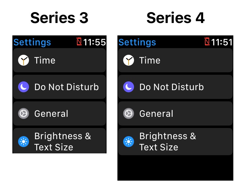 Apple Watch 4 : voici tout ce que l'on pourra mettre à l'écran de la montre 53 SettingsHome