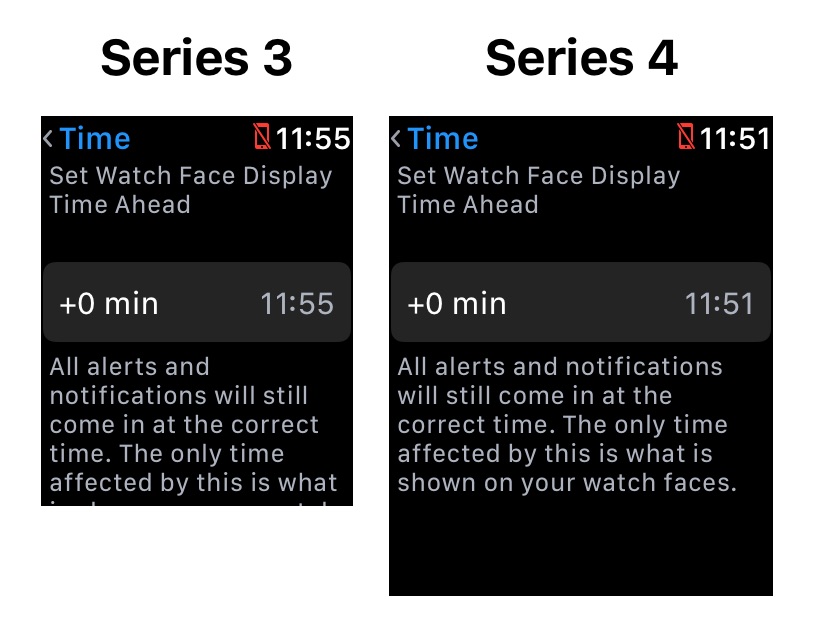 Apple Watch 4 : voici tout ce que l'on pourra mettre à l'écran de la montre 54 SettingsTime