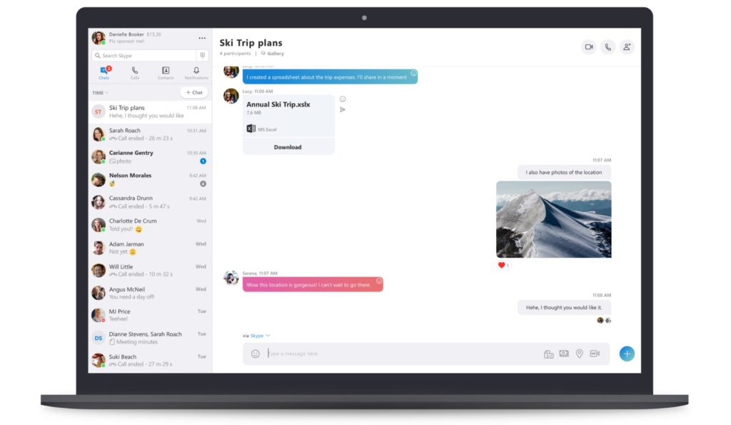 Updates to theE280AFSkypeE280AFuser experience 2